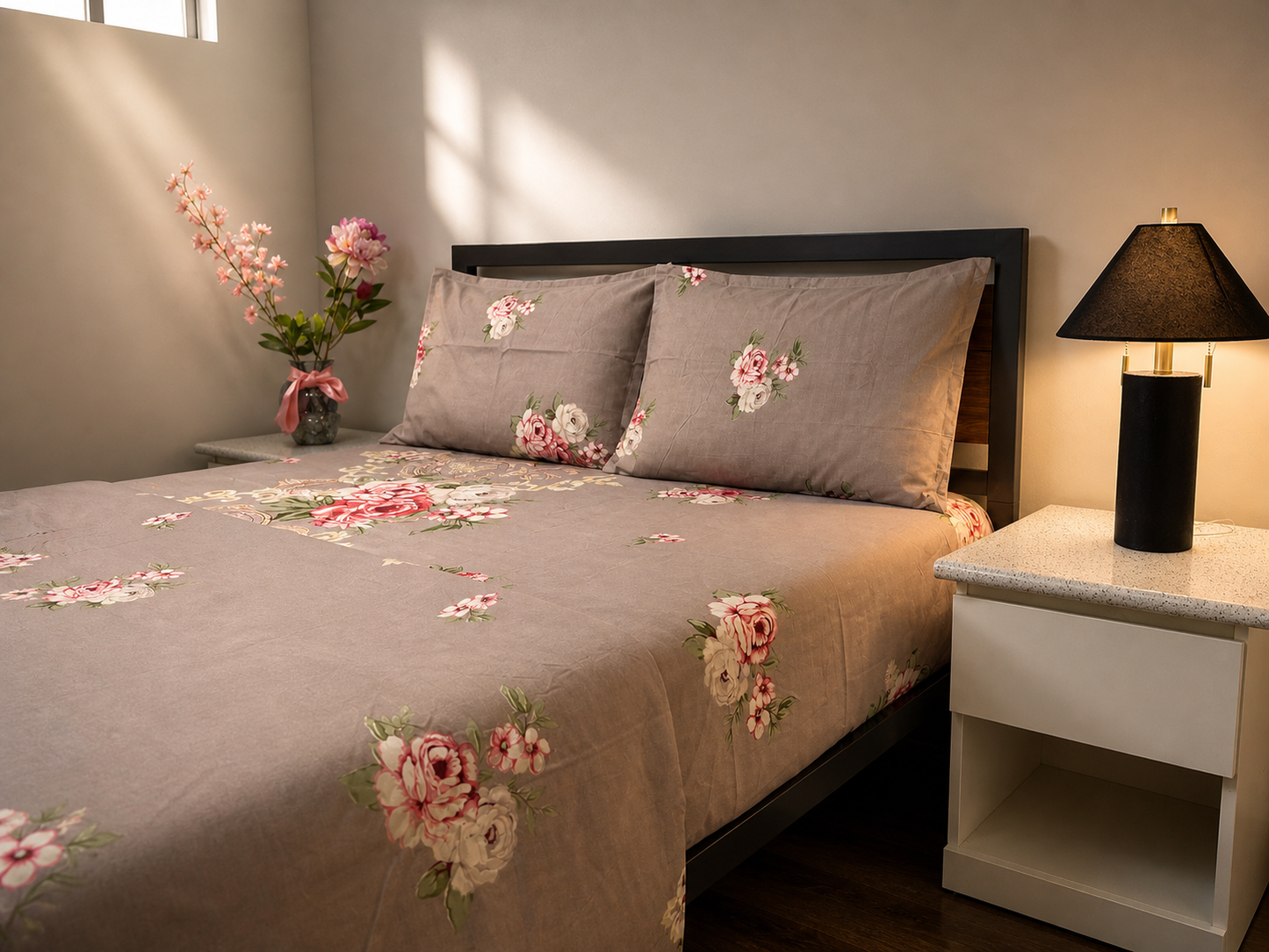 Blush Luxe - Microfiber Queen Bedsheet Set