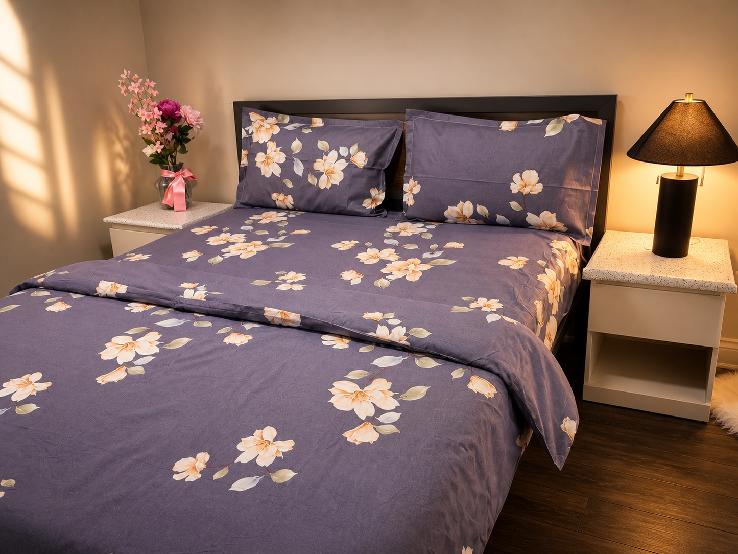 Sage Forest - Microfiber Queen Bedsheet Set